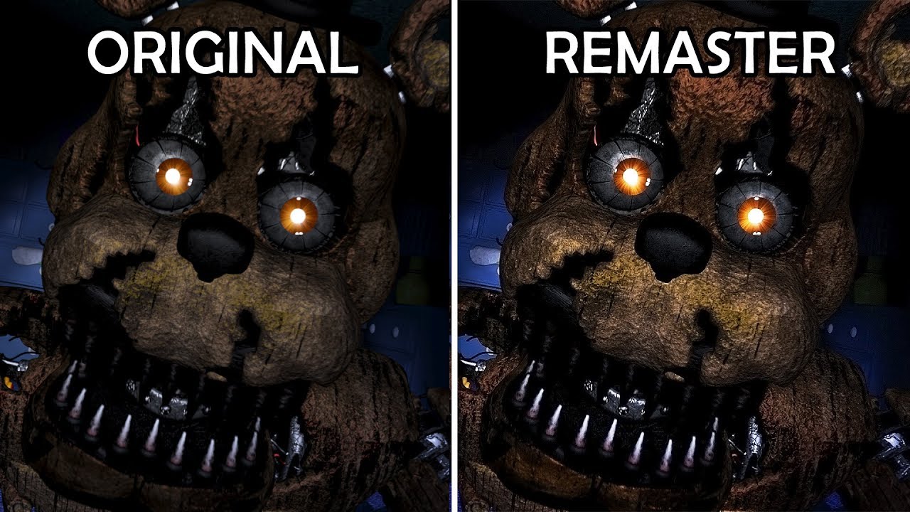 FNAF 4 - Remastered Jumpscares 1080p HD (with Slo-mo)