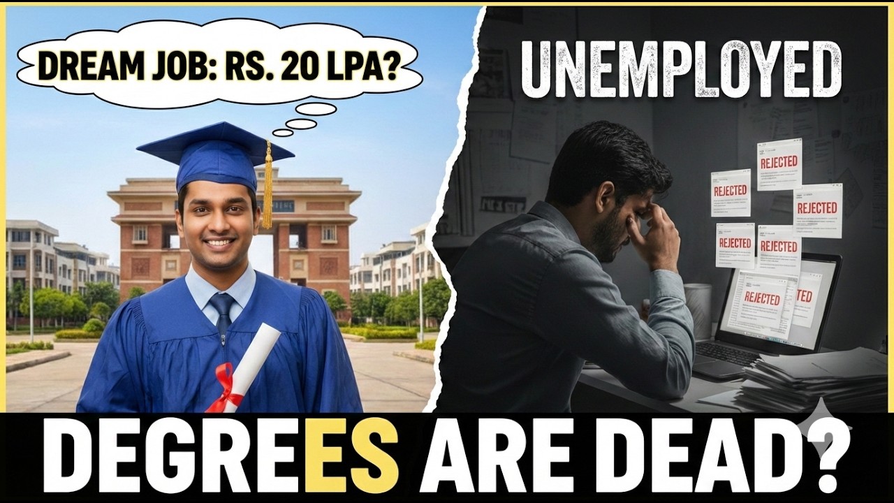 Why Does Your College Degree Feel Useless? (The Truth About Indian Education)