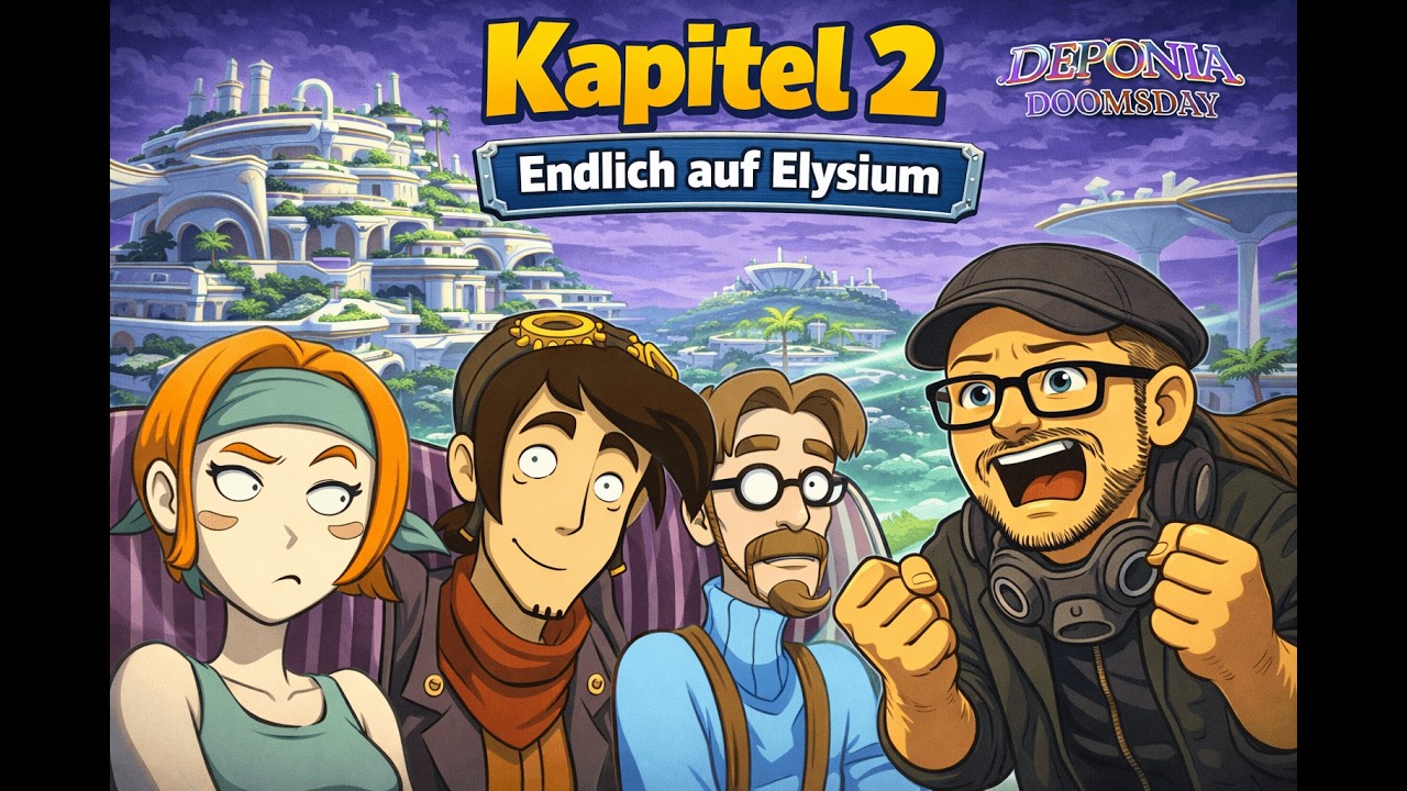 Deponia Doomsday - Kapitel 2: Endlich auf Elysium - Teilstream vom 14.03.26