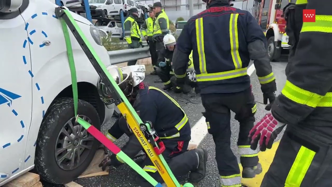 Accidente de tráfico M40 km. 37 atropello mortal