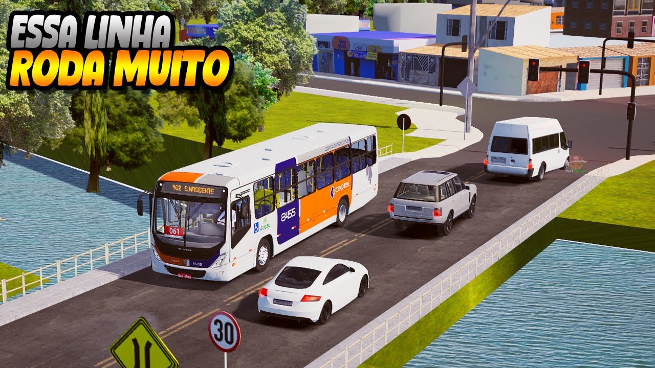 ESSA LINHA PASSA EM TODAS RUAS DO BAIRRO!! PROTON BUS SIMUALTOR - G920