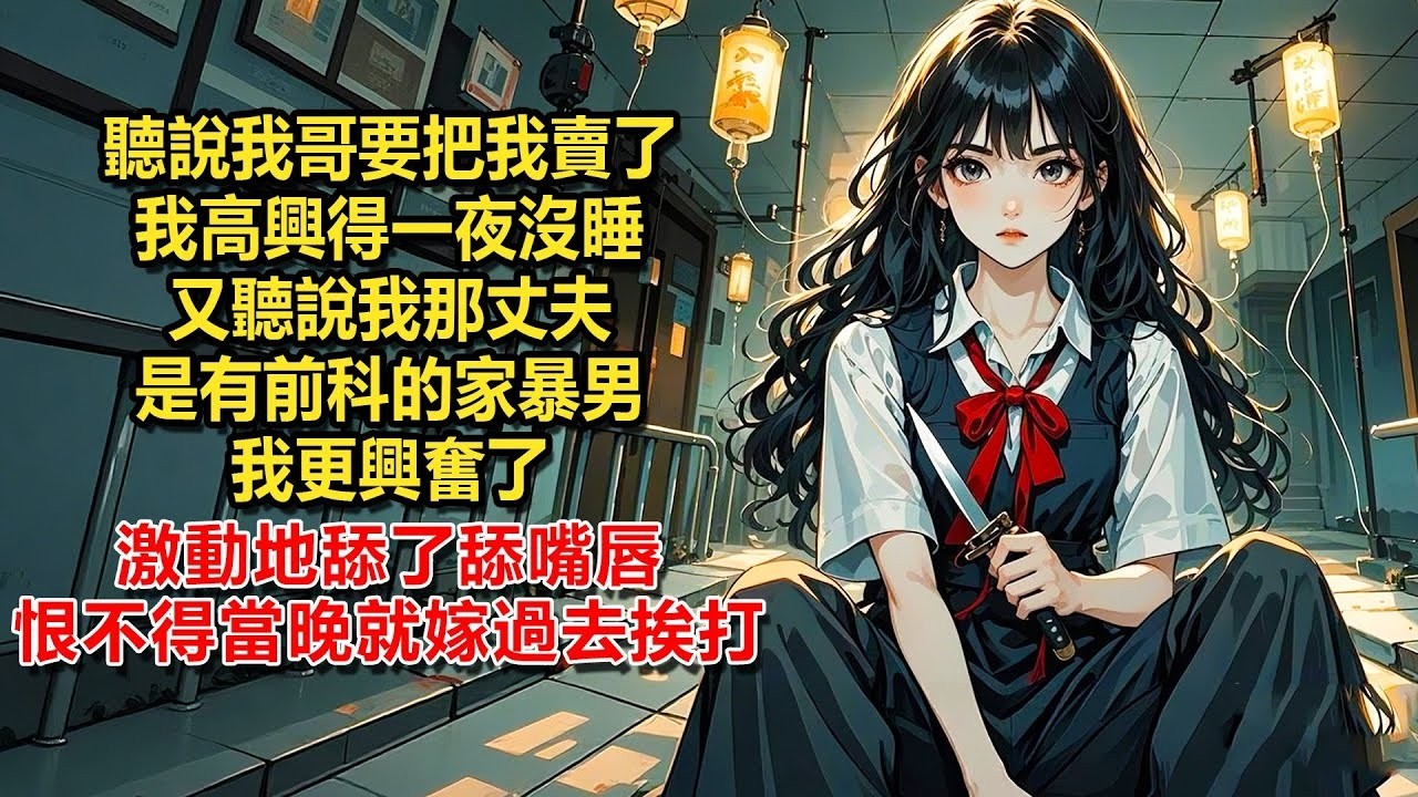 聽說我哥要把我賣了，我高興得一夜沒睡。又聽說我那丈夫是有前科的家暴男，我更興奮了，激動地舔了舔嘴唇，恨不得當晚就嫁過去挨打。