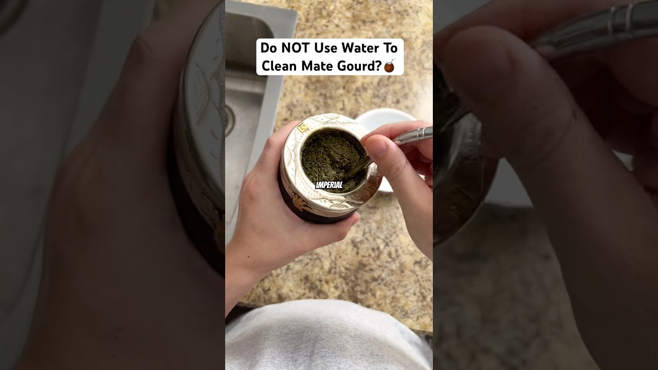 How To Clean Imperial Mate Gourds (No Water?)🧉
