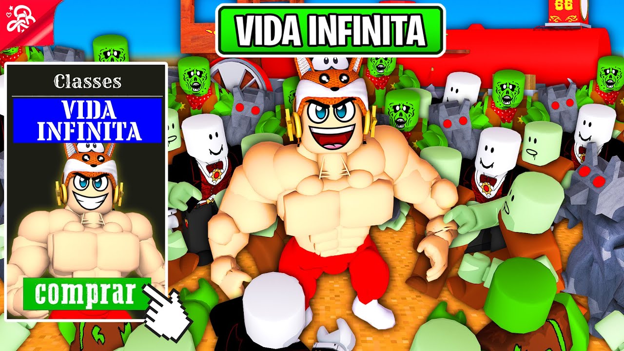 CRIEI NOVA CLASSE DE VIDA INFINITA NO DEAD RAILS!