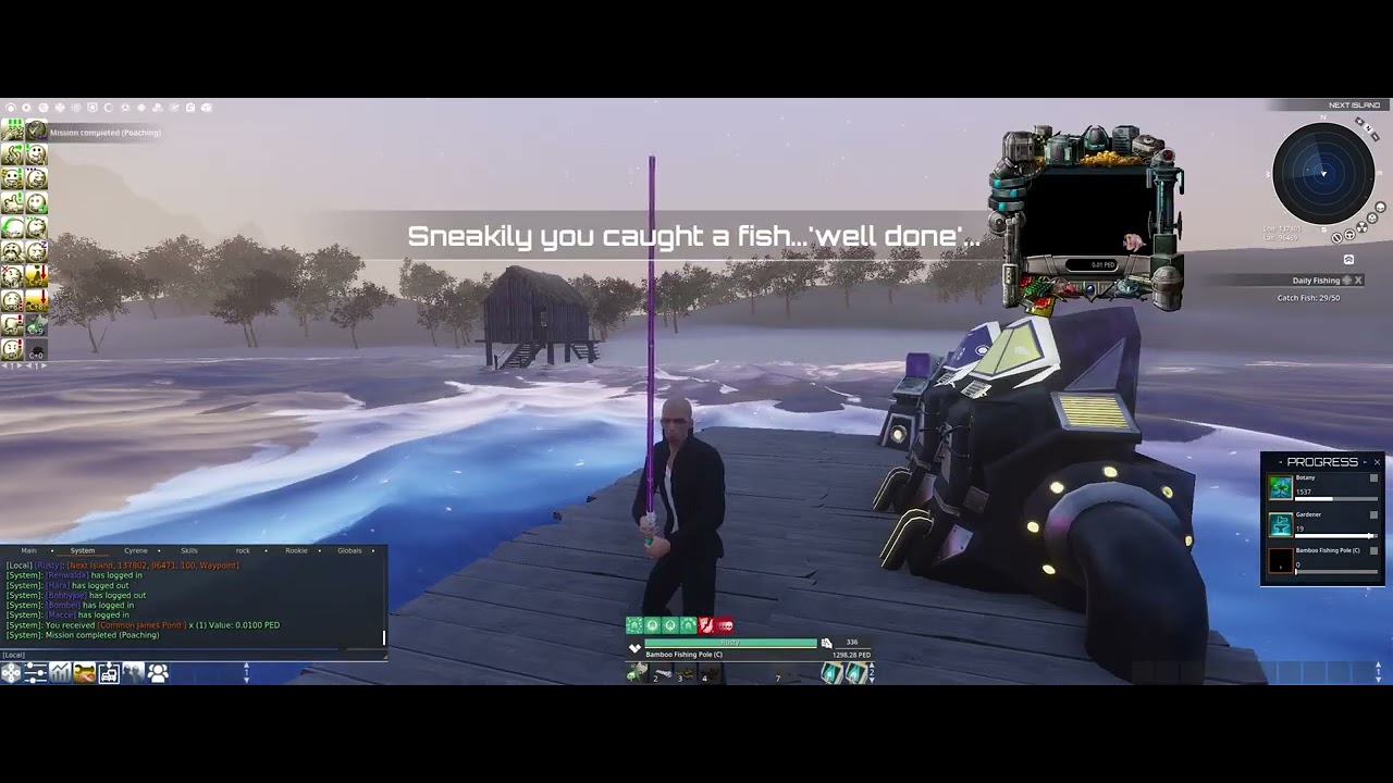 Fishing for Profit in Entropia Universe