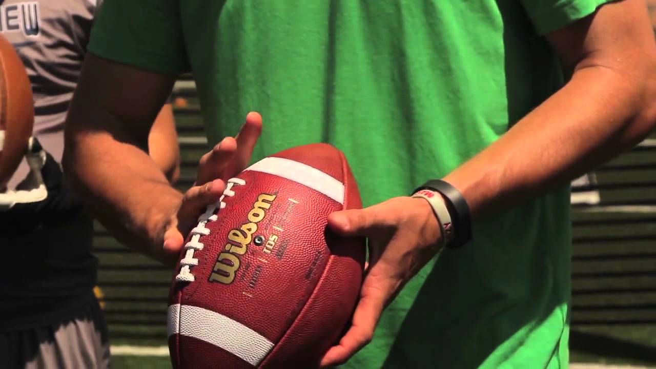 Gripping a Football - Football Pro Tips