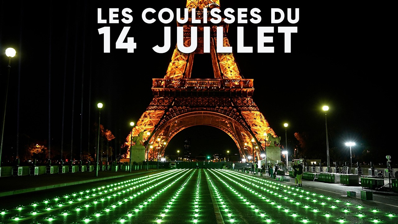 Comment fait-on un FEU D'ARTIFICE avec des DRONES ? Les SECRETS du 14 JUILLET