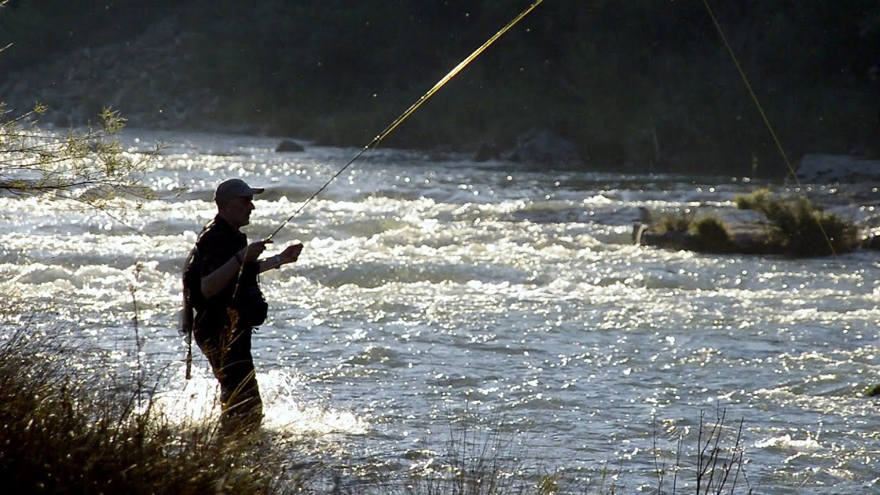Pescando en Pirineos