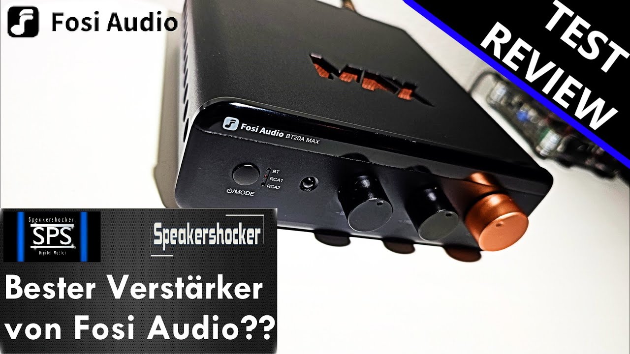 Fosi Audio BT20A MAX Verstärker Test | Soundcheck. Wie klingt der kleine HiFi Verstärker mit PFFB 