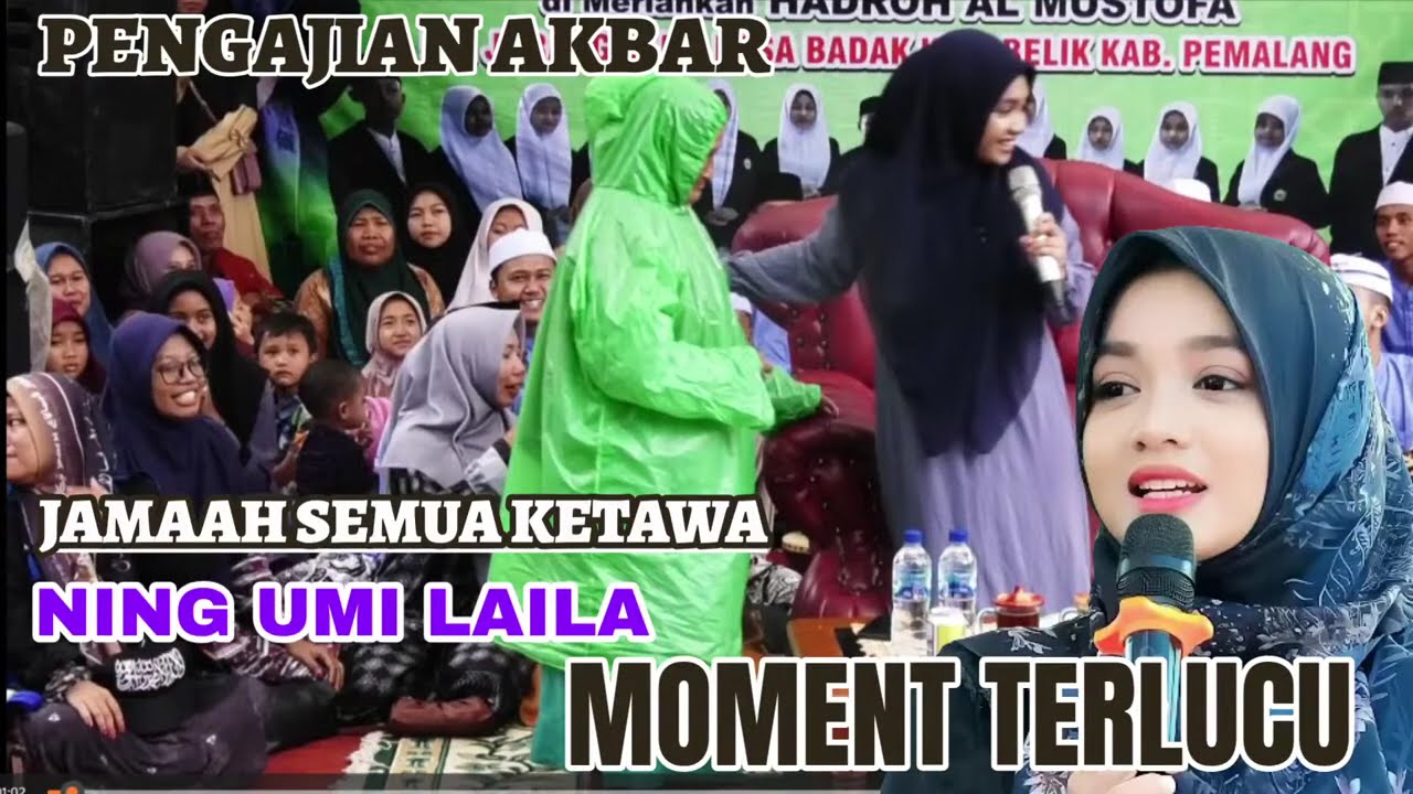 WARGA NET DI BIKIN HEBOH EMA EMA INI DI DEPAN NING UMI LAILA KETIKA DI PANGGUNG PENGAJIAN PEMALANG