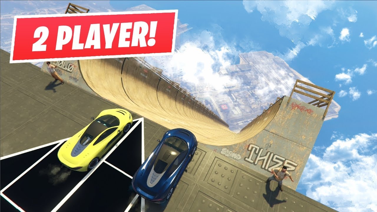 2 Player GTA 5 Mega Ramp! (GTA 5 Versus S11 EP15)