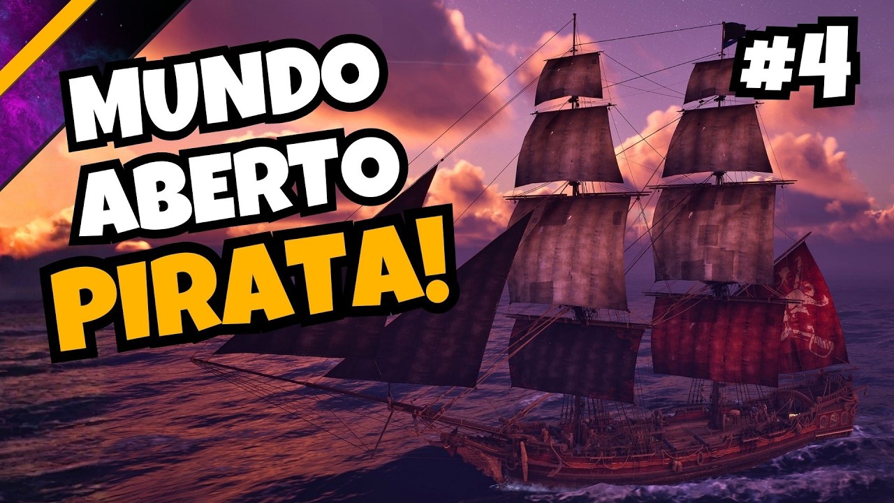 Dia 4 - Construindo UM NAVIO PIRATA nesse Jogo de MUNDO ABERTO AMPLO que NÃO PARA DE SURPREENDER!