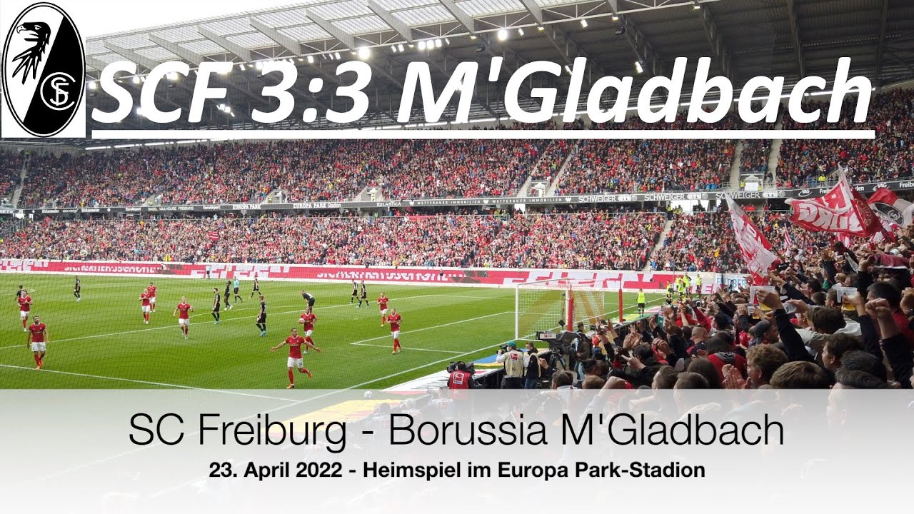 SC Freiburg-Borussia Mönchengladbach#Stadionatmosphäre#Wir fahren nach Berlin#Europa Park-Stadion