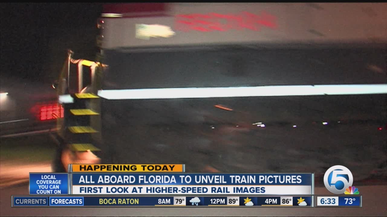 All Aboard Florida to unveil first-look at train pictures