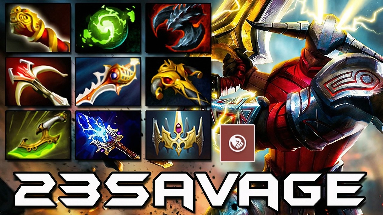 23Savage Sven One Shot Deletes Everyone - Dota 2 Pro Carry