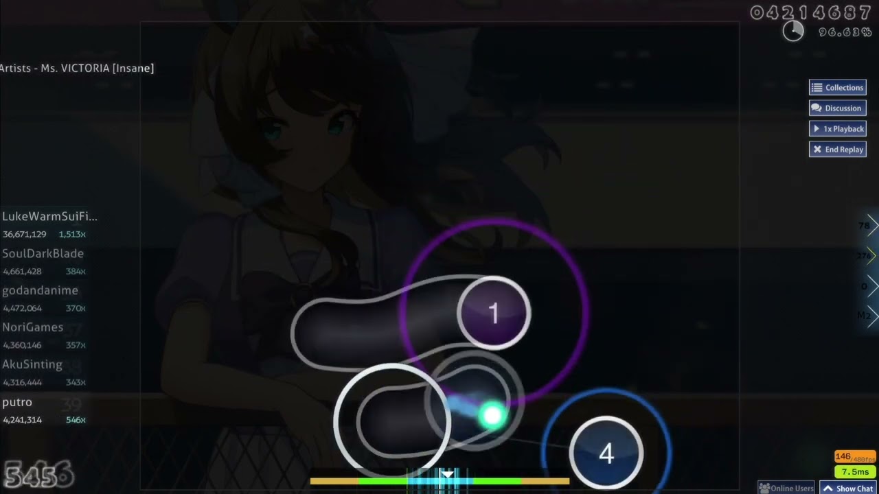 Osu! | Ms.Victoria - insane S rank FC