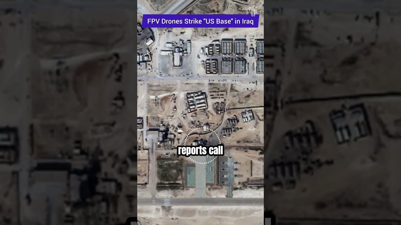 🇮🇷🤯Иран нанес шокирующий удар беспилотником FPV по американской базе в Ираке #иран #израиль #войн...