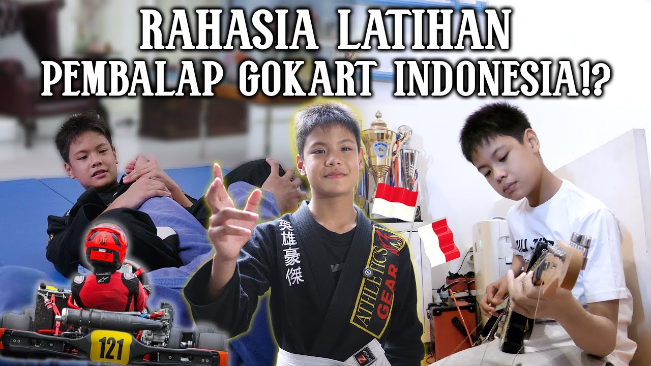 KESEHARIAN RAFAEL KAMAL SANG PEMBALAP GOKART INDONESIA❗