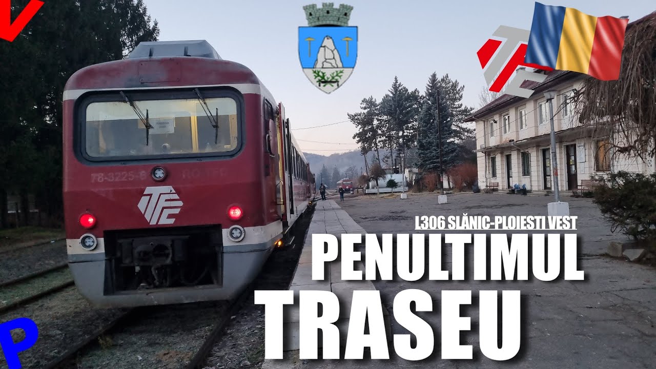 Slanic-Ploiesti Vest | Cu trenul plecam din orasul Salinei - Linia 306