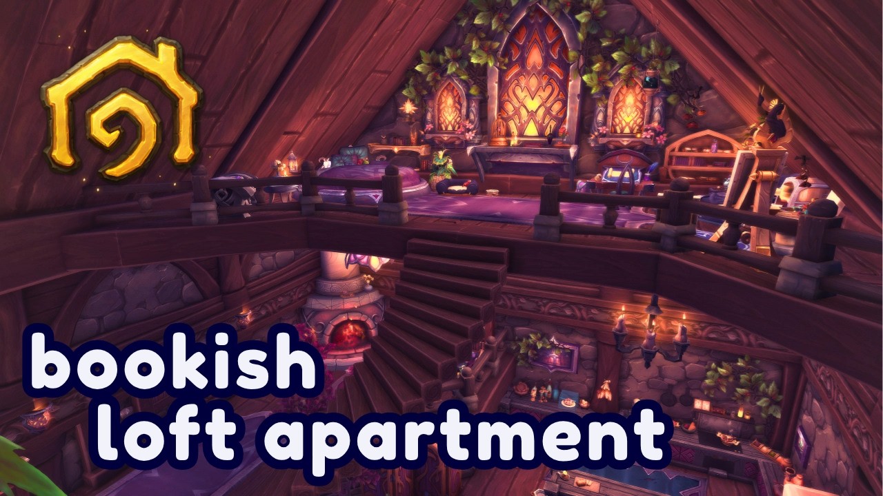 Cozy Church Loft Apartment Build | WoW Playerhousing Speedbuild