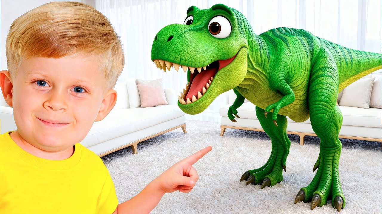 Oliver's Dinosaur Toys Came Alive At His House! 🦕😱