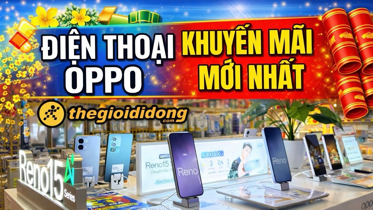 Điện Thoại OPPO Cập Nhật Giá Khuyến Mãi Mới Nhất tại Thế Giới Di Động | PHI TUBE