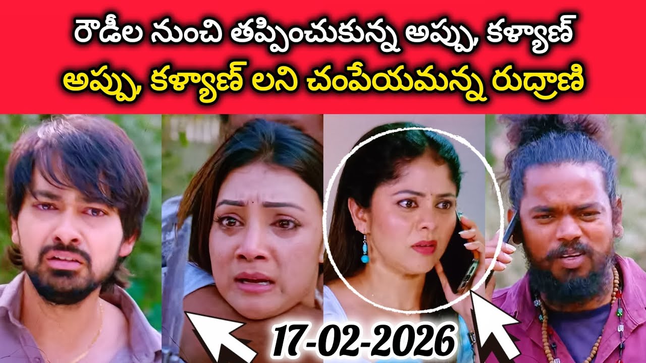 రౌడీల నుంచి తప్పించుకున్న అప్పు, కళ్యాణ్ l అప్పు, కళ్యాణ్ లని చంపేయమన్న రుద్రాణి