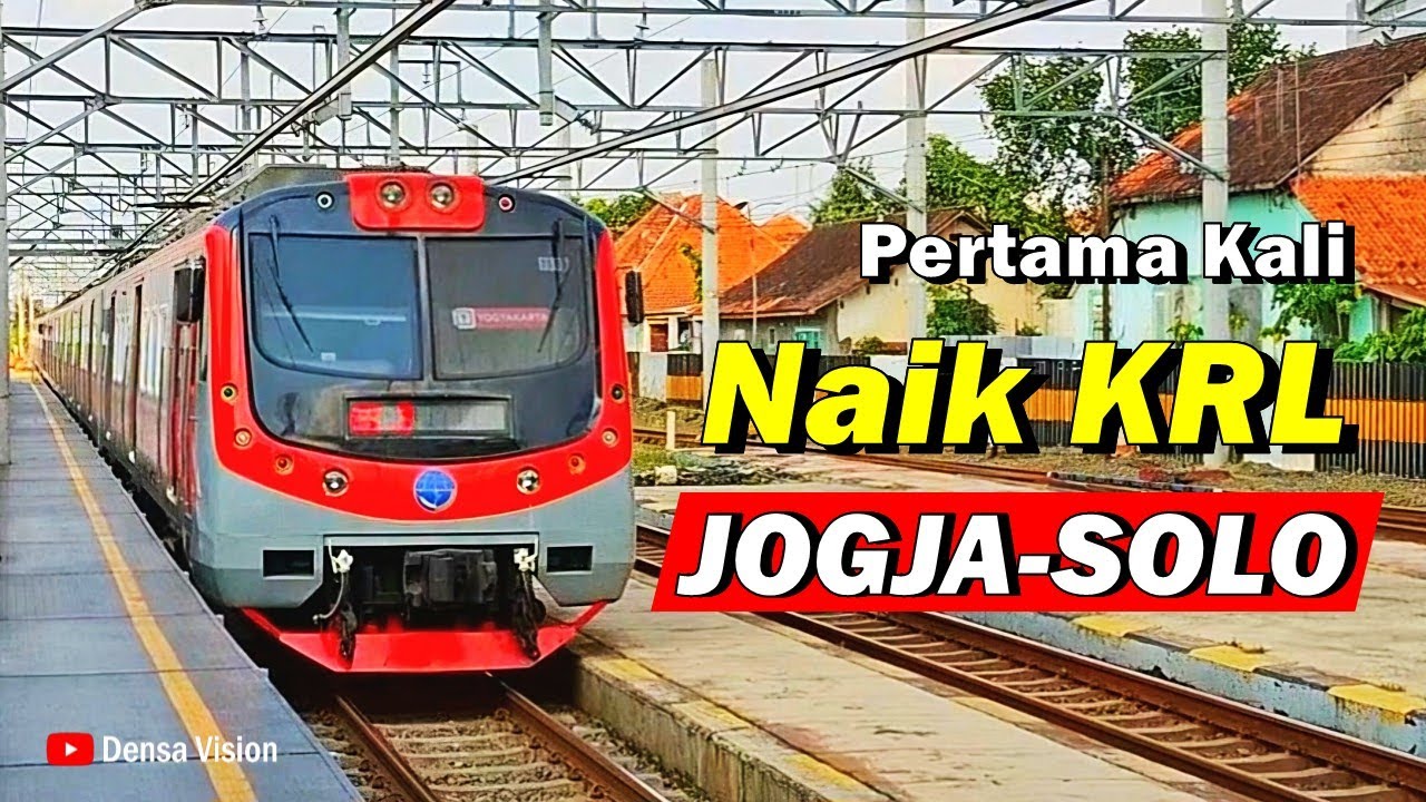 GILA RAME POLL‼️ Pertama Kali Naik KRL Jogja Solo