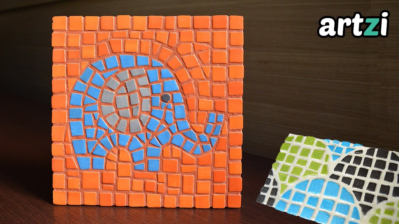 Bandeja de Isopor Virou Mosaico