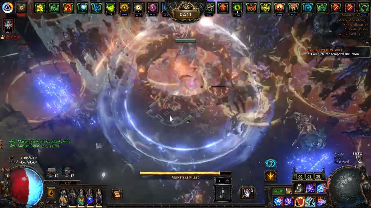 3.26 KB Deadeye Alva strat showcase (mageblood drop)