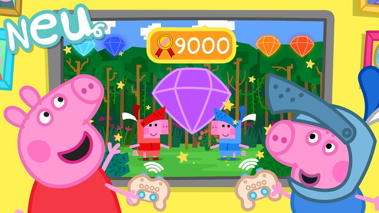 Peppa-Wutz-Geschichten 🐉 Drachenjagd 🎮 Videos für Kinder