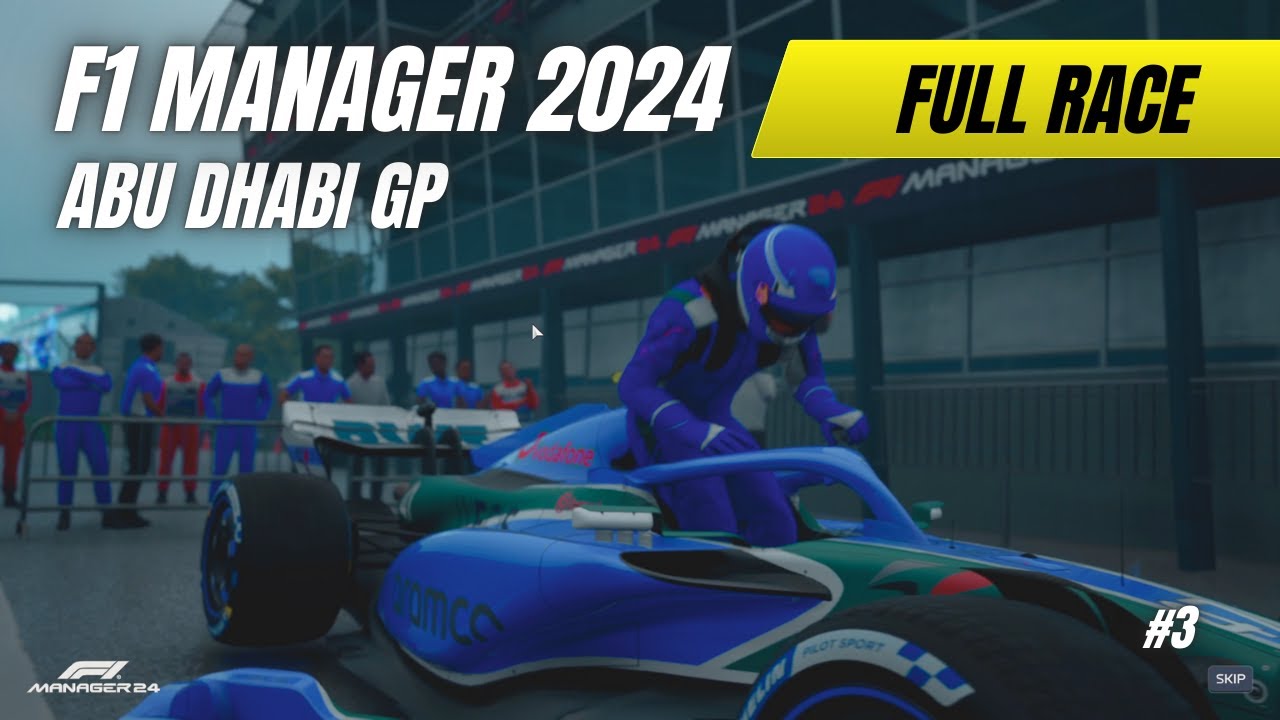 Abu Dhabi GP Full Race | F1 Manager 2024 | First ever points for the team! | #3