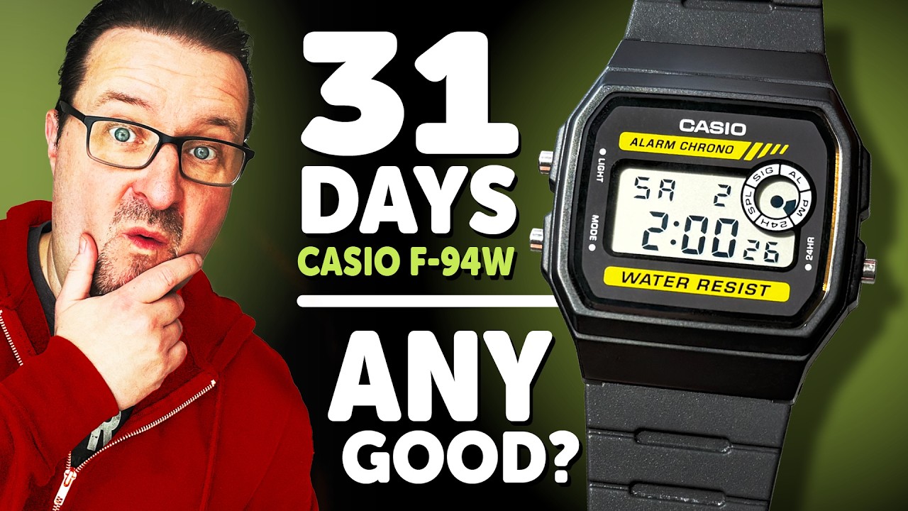 #CASIO F-94W (1071) Digital Watch DAILY DRIVEN for 31 DAYS - Any Good?