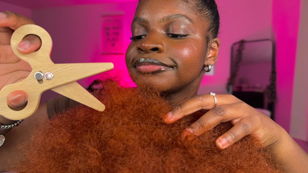 ASMR Giving You A Wooden Haircut  💇🏾‍♀️🪵 (personal attention, thick hair, minimal whispers)