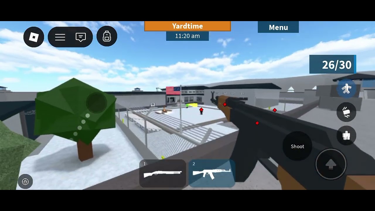 Trying Prison Life #fyp #roblox 