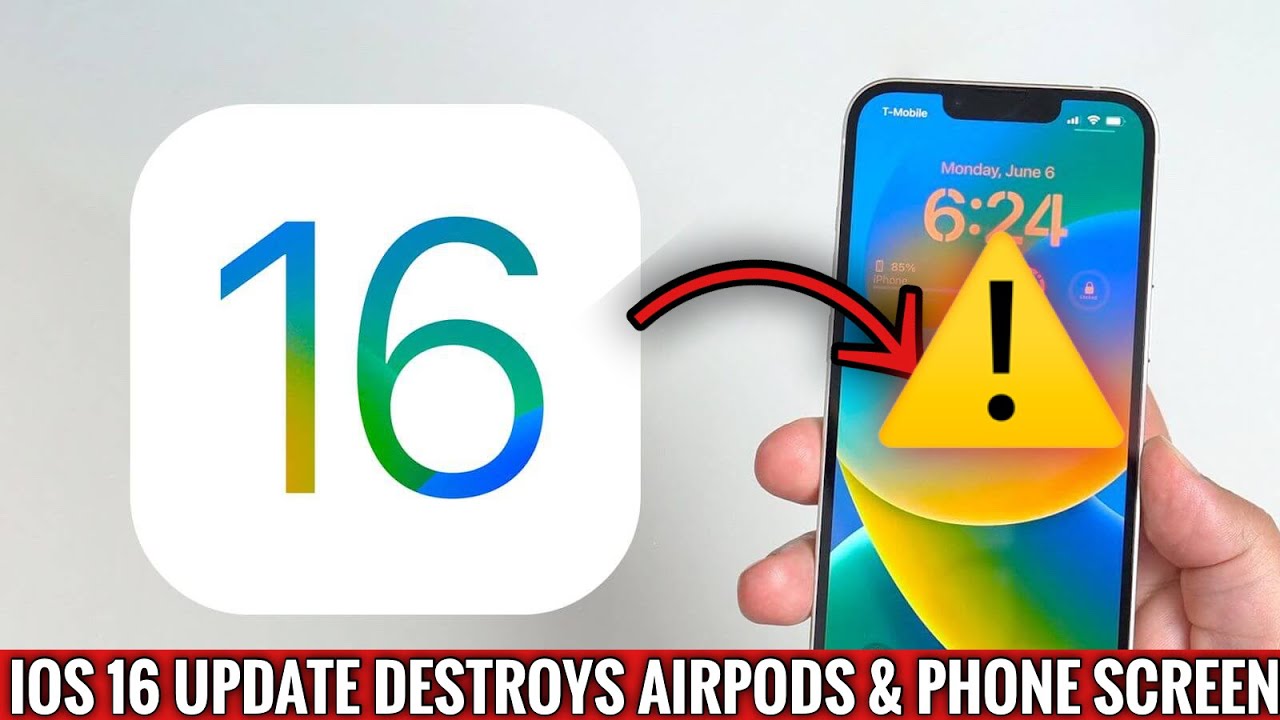 ⚠️DON’T UPGRADE :Apple’s IOS 16 Hide Bugs that destroys Airpods and third party replacement screens