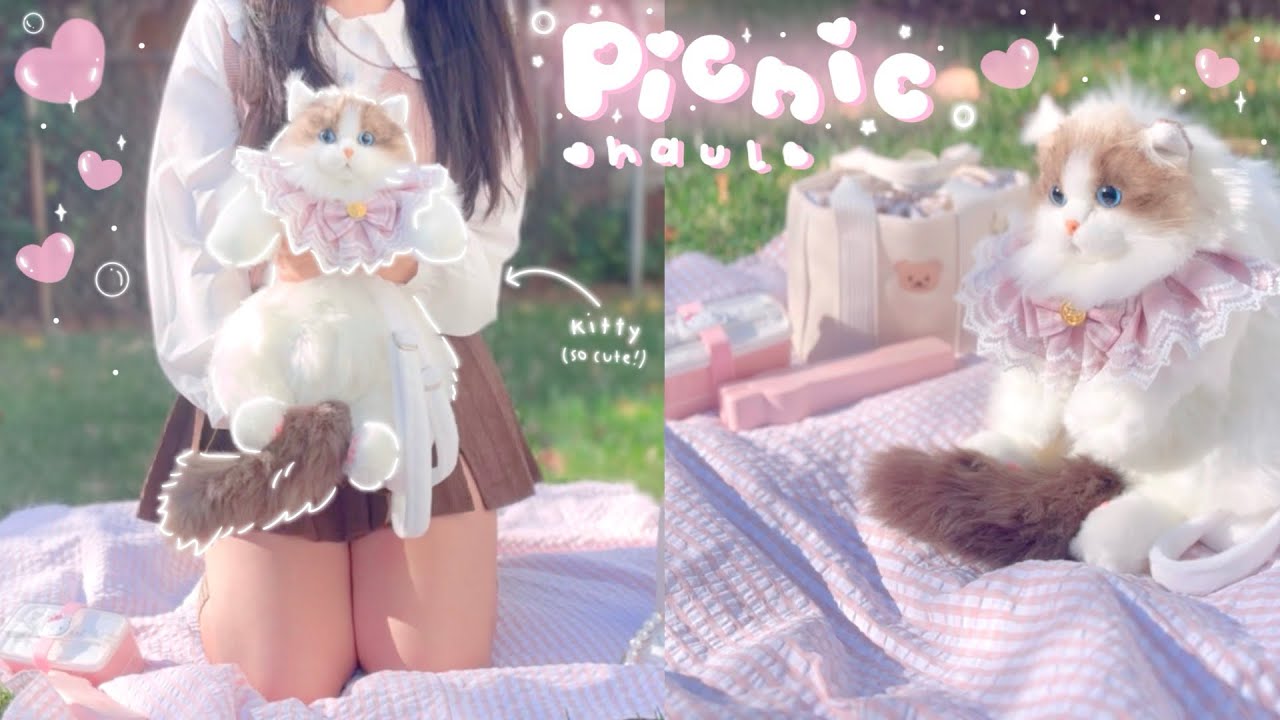 🌸 Adorable Haul 🌸 ft. Kitty from Chongker! Teddy lunch bag, bunny utensils, bear bento!