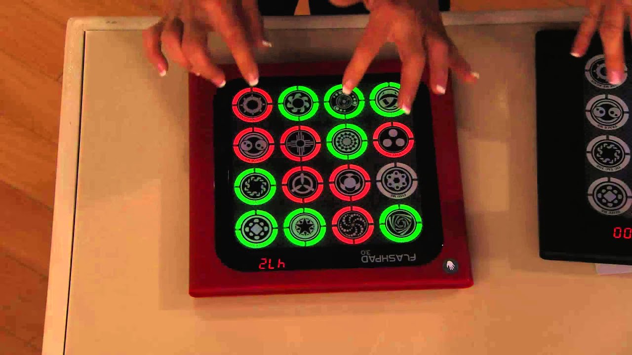 FlashPad 3.0 LED Touchscreen Handheld Game w/Score Reader, Light & Sound with Pat James-Dementri