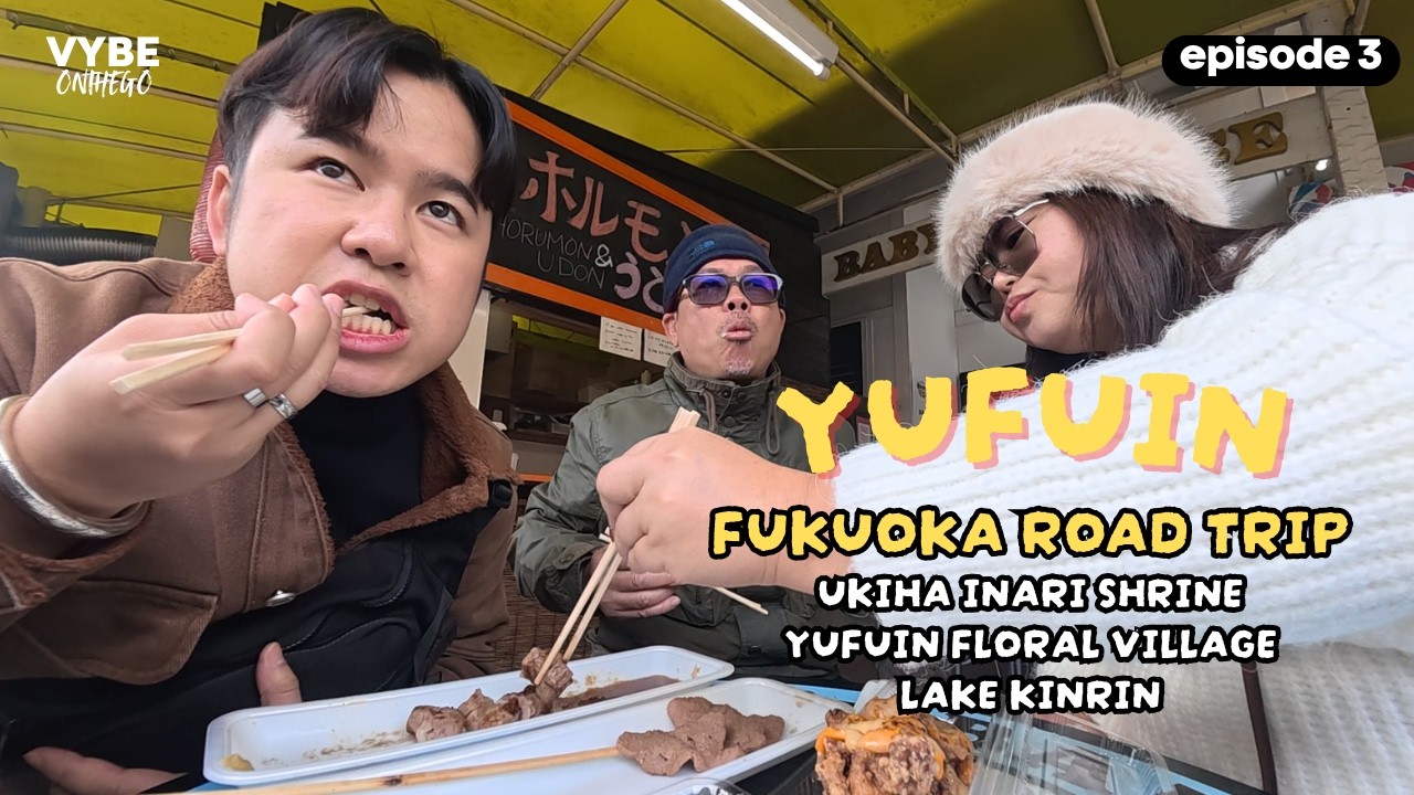 #YUFUIN | Ukiha Inari Shrine, Lake Kinrin, Yufuin Floral Village | FUK ROADTRIP EP.3 | VYBE.ONTHEGO