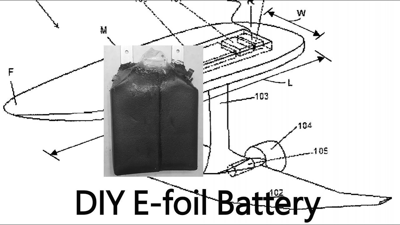 E-foil DIY Electric Surfboard Battery part 1: 
