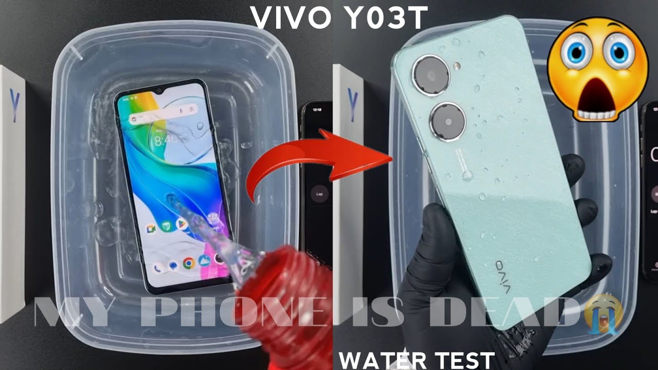 Vivo Y03t Water Test 💧💦| Let's See if Y03T is Actually Waterproof or Not?