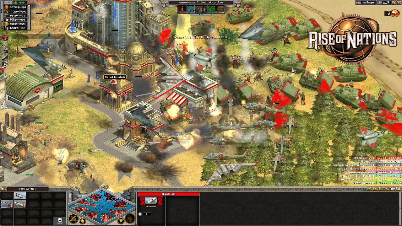 Rise of Nations: Thrones and Patriots - 1 vs. 7 - Americans vs. 7 Toughest Enemies (FFA)