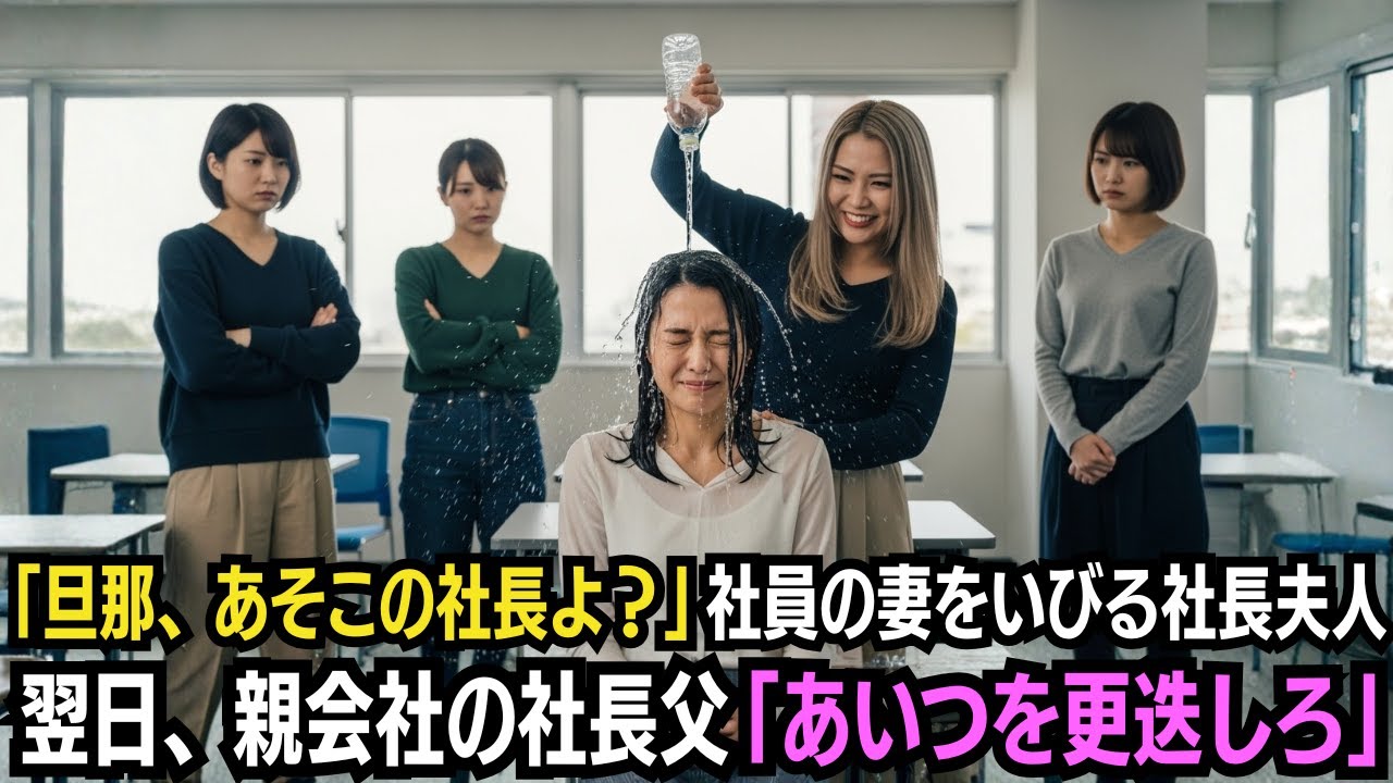 親会社の社長の娘と知らず、頭から水をかける子会社の社長夫人→「どう？おいしい？」ブチギレた私は…