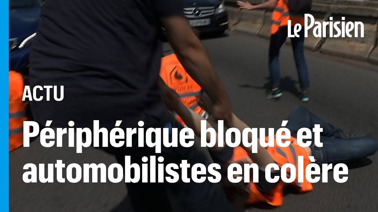 Des militants bloquent le périph' le jour des départs en vacances, des automobilistes en colère