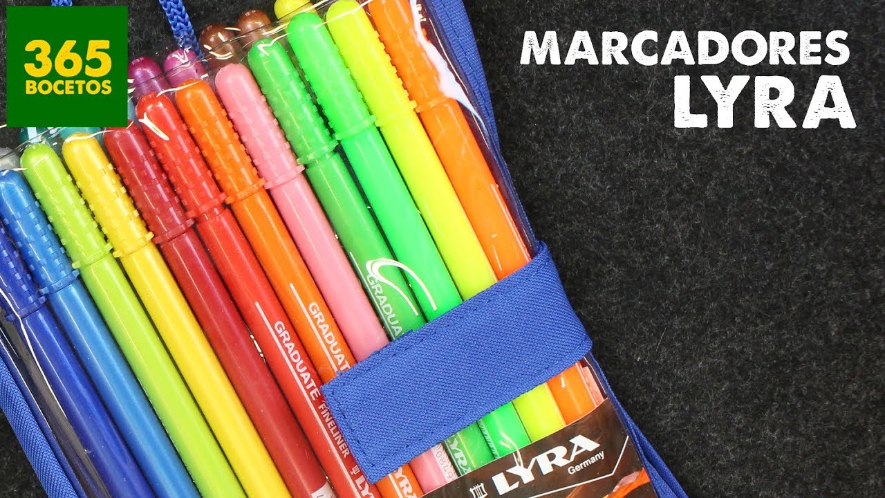 MIS MATERIALES DE DIBUJO - Marcadores Lyra - 365BOCETOS
