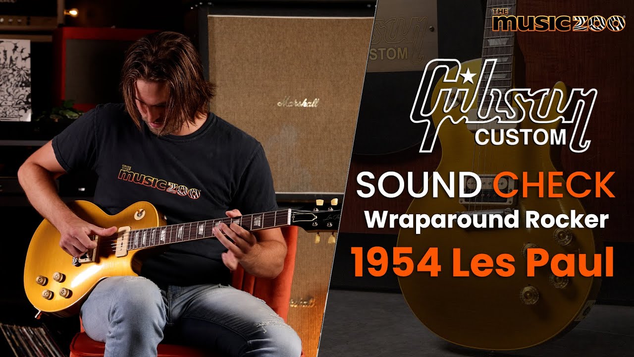 Sound Check Demo Video: Gibson Custom Shop 1954 Les Paul Standard Wraparound Rocker All Gold