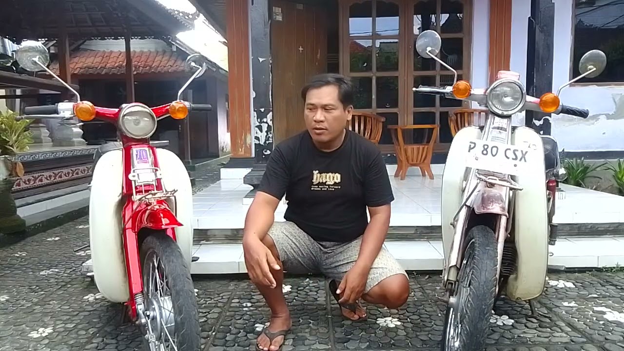 Honda C70 vs Suzuki fr jambul 