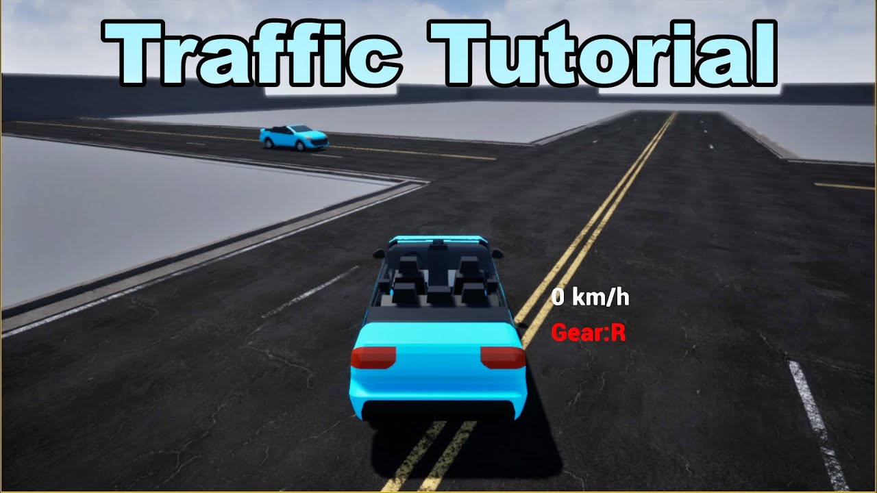 Unreal Engine AI Car Tutorial: Traffic