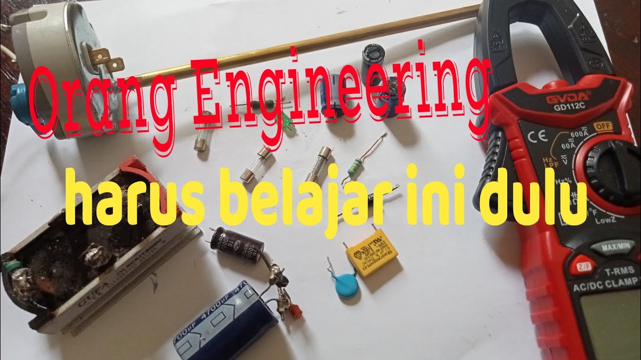 Cara mengukur komponen electronik  dengan Clamp meter GVDA