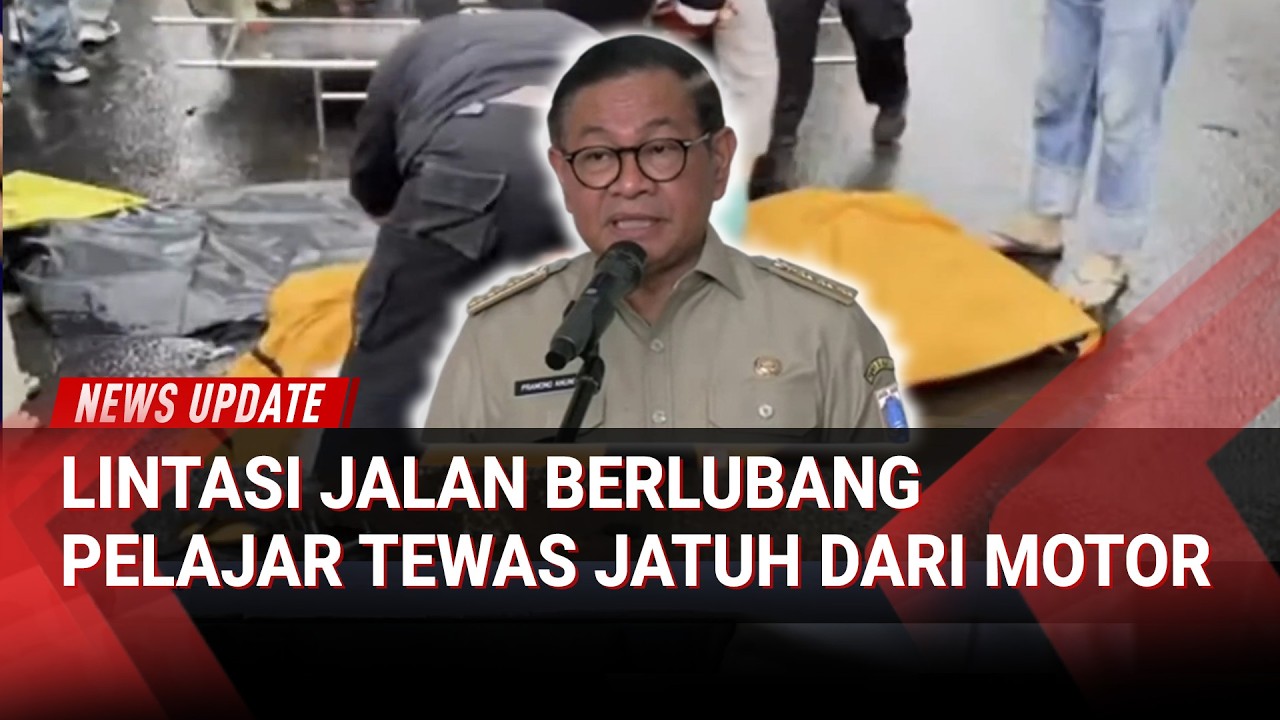 Tragis! Berangkat Sekolah, Pelajar Meninggal Usai Motor Jatuh di Jalan Berlubang